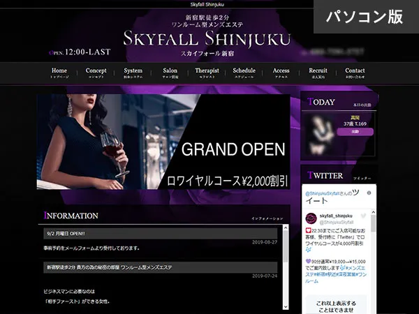 Skyfall Shinjuku（東京）